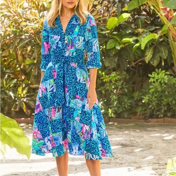 Lily Pulitzer Mila pop up maxi dress 00